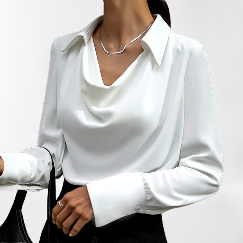 Elegante blusa de seda para mujer: lujosa y con estilo