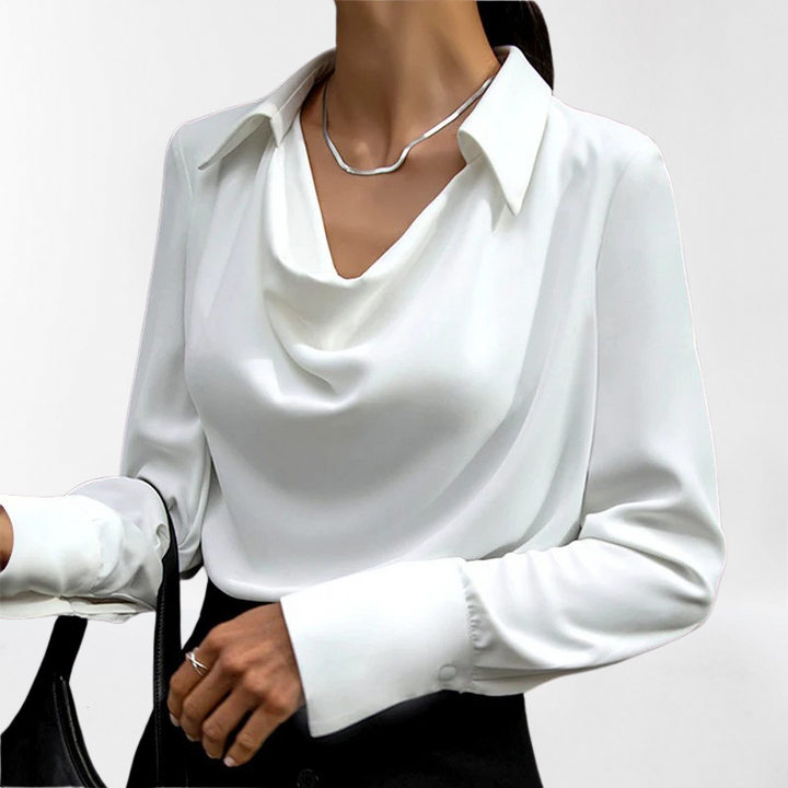 Elegante blusa de seda para mujer: lujosa y con estilo