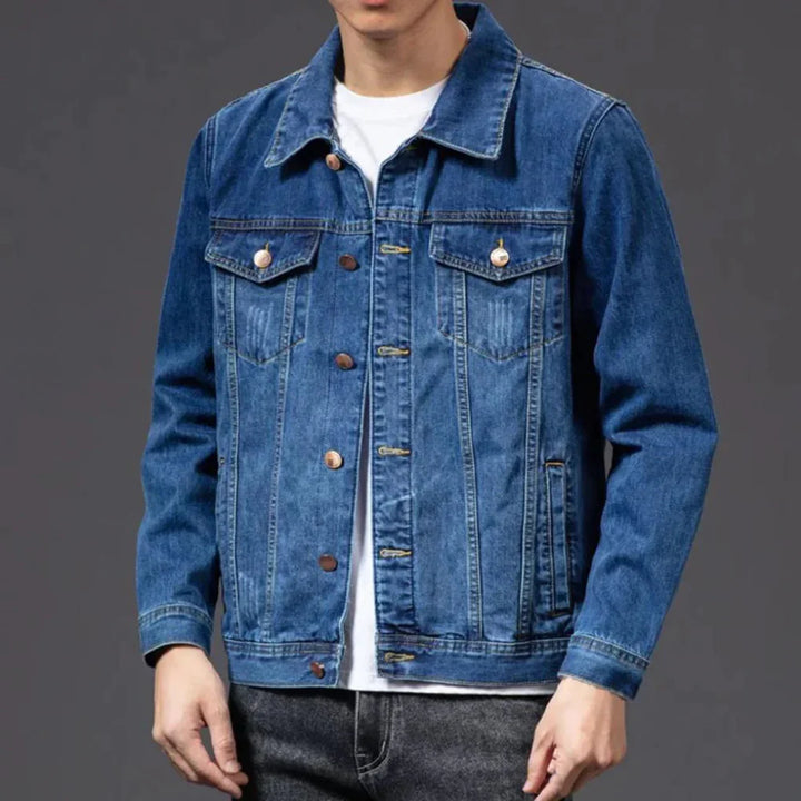 Chaqueta de Denim Clásica para Hombres