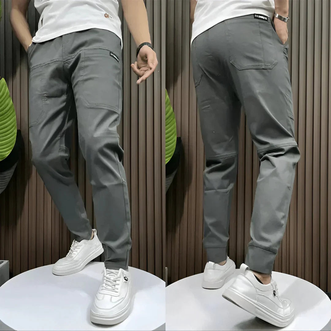 Pantalones cargo elásticos
