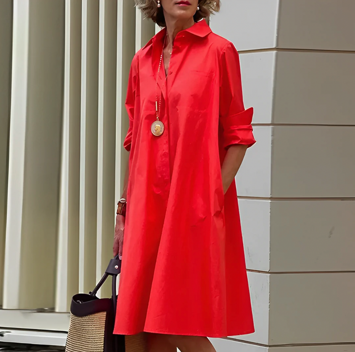 Vestido camisero clásico y elegante
