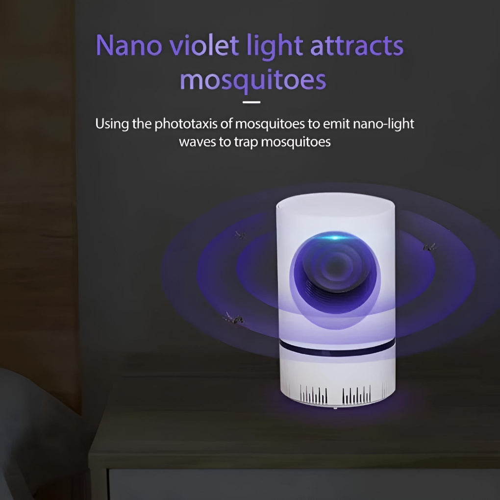 Trampa de Insectos con Luz UV - Mata Mosquitos y Moscas para Interior/Exterior