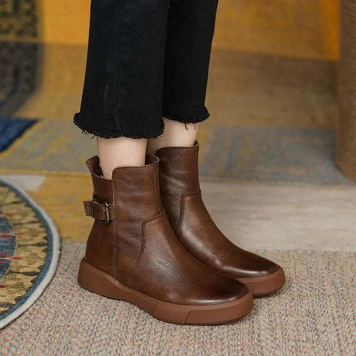 Botas de Tobillo Vintage – Estilo Retro con Toque Moderno