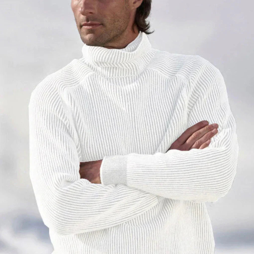 Suéter de Cuello Alto para Hombres – Elegante y Estiloso para Estaciones Frías