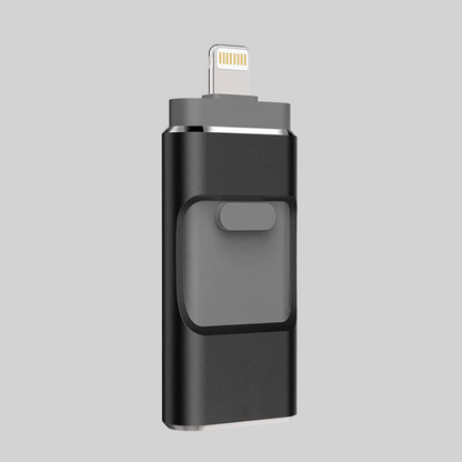 Unidad flash USB 4 en 1: solución de almacenamiento con múltiples conectores