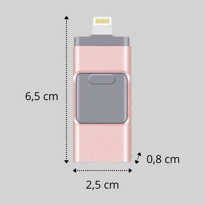 Unidad flash USB 4 en 1: solución de almacenamiento con múltiples conectores