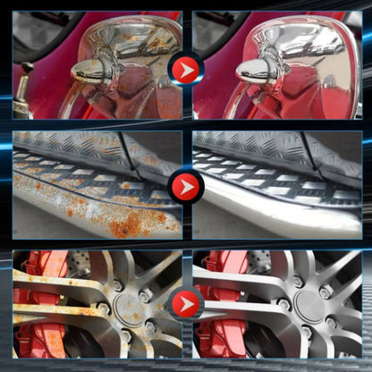 Effektiver Rostentferner: Entfernt hartnäckigen Rost von Metall & Chrom, verleiht Glanz, ideal für Heim & Garten, 100 ml.