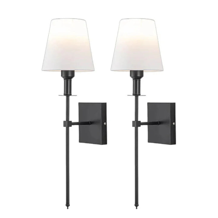 Lámpara de pared inalámbrica recargable 2 pack con control remoto