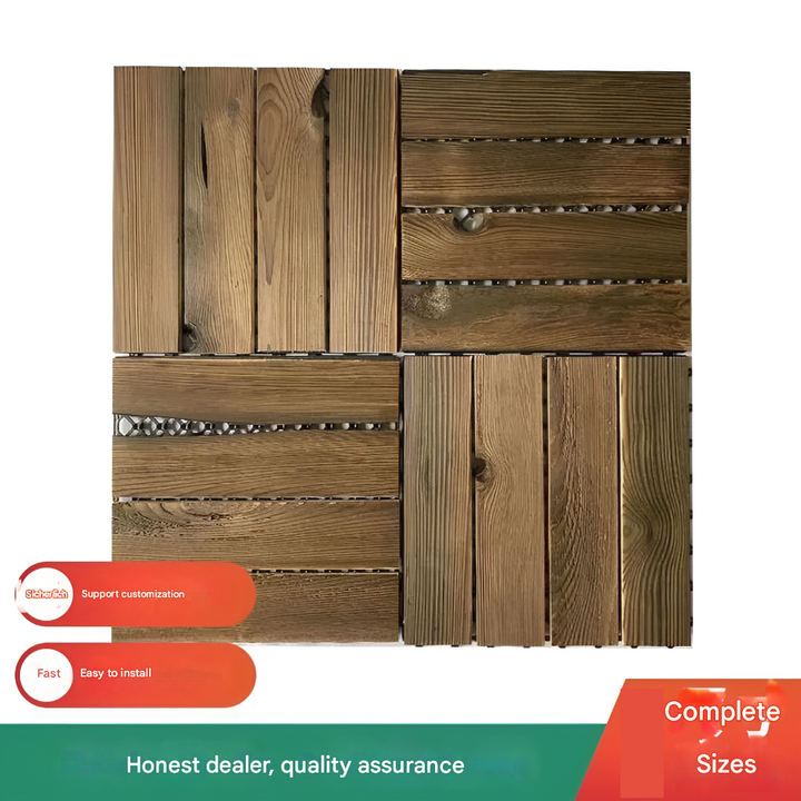 Losas de Madera Interconectadas para Interiores y Exteriores