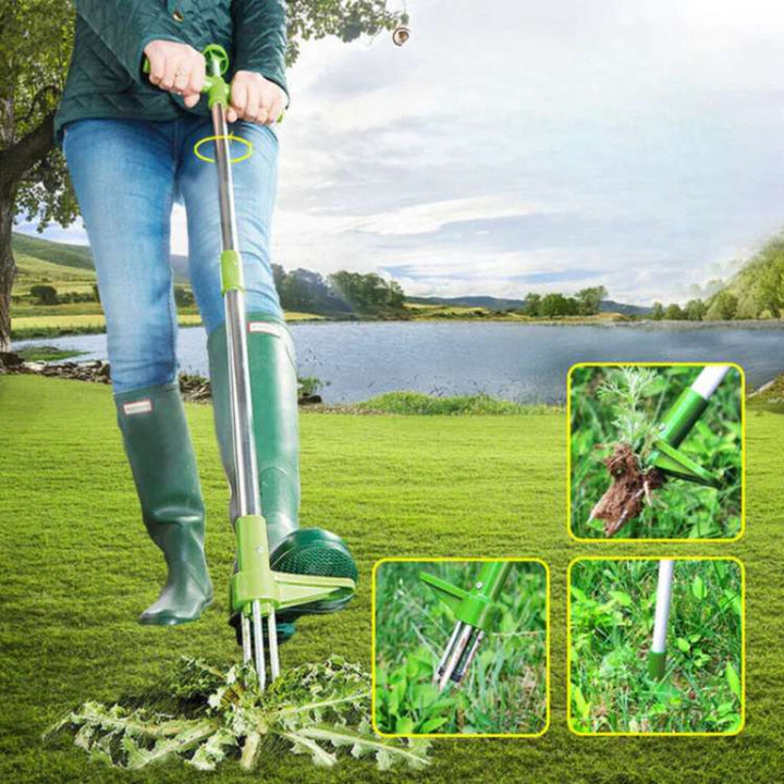 Desgarrador Ergonomico de Jardín para Sacar Malas Hierbas 1 metro