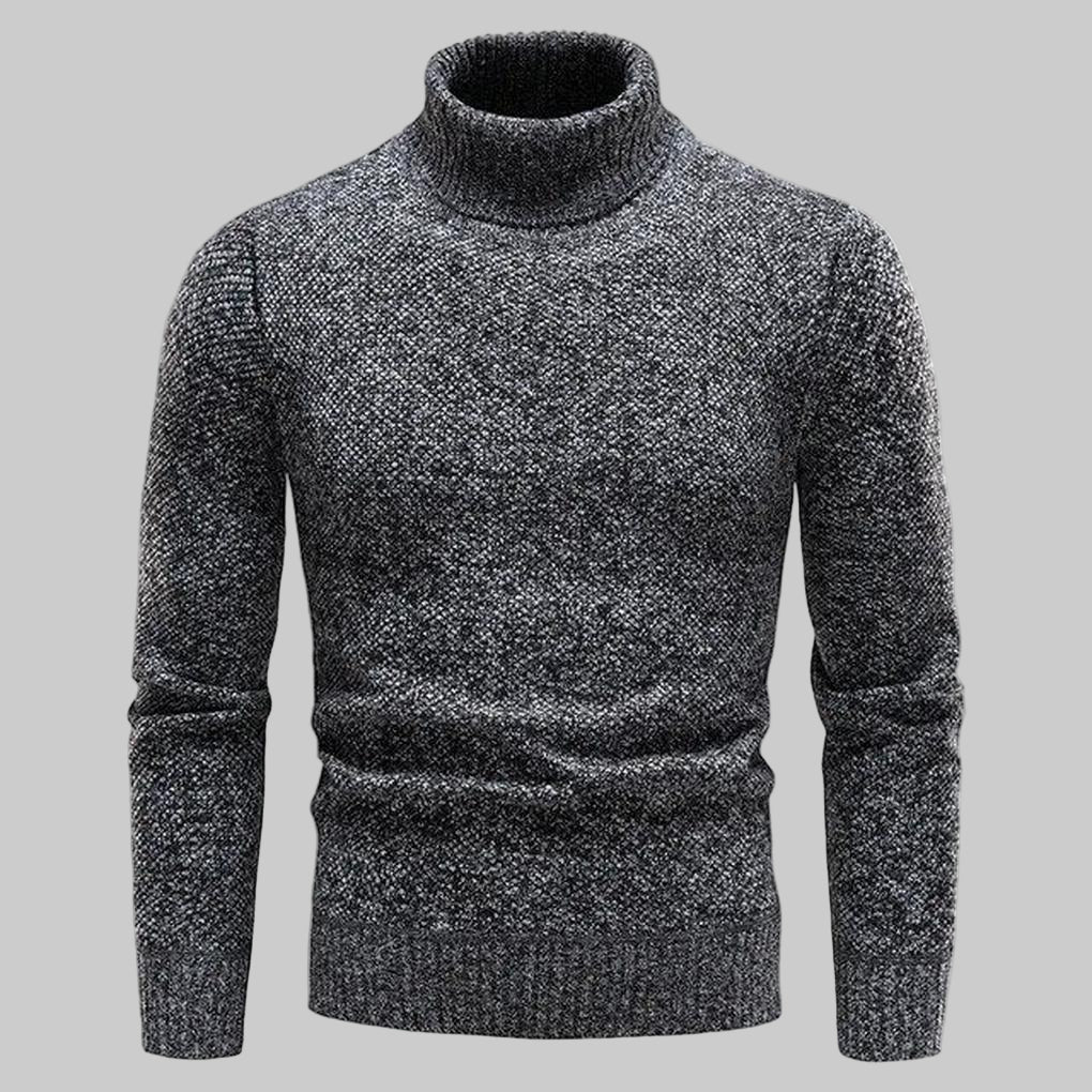 Suéter de Cuello Alto Elegante Diseño Refinado con Apelación Clásica