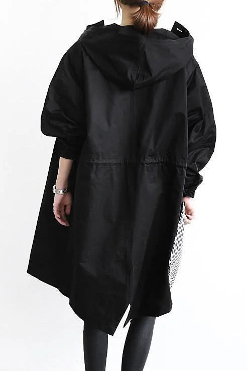 Abrigo impermeable Maris de largo medio y gran tamaño