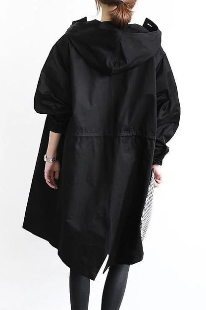 Abrigo impermeable Maris de largo medio y gran tamaño