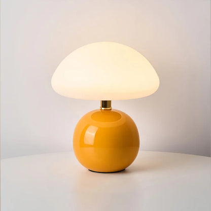 LumiChampi - Lámpara de Mesa Estilo Francés