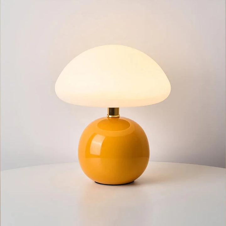 LumiChampi - Lámpara de Mesa Estilo Francés