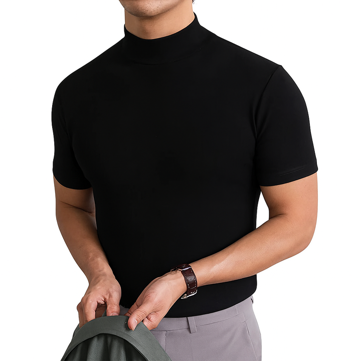 Camiseta de Cuello Alto Transpirable para Hombre