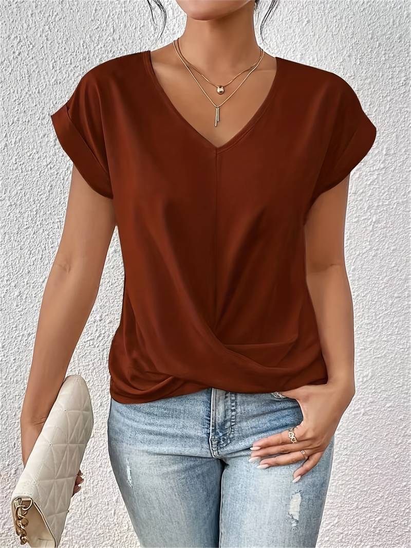 Camiseta Casual de Manga Corta para Mujer: Comodidad y Estilo para el Día a Día