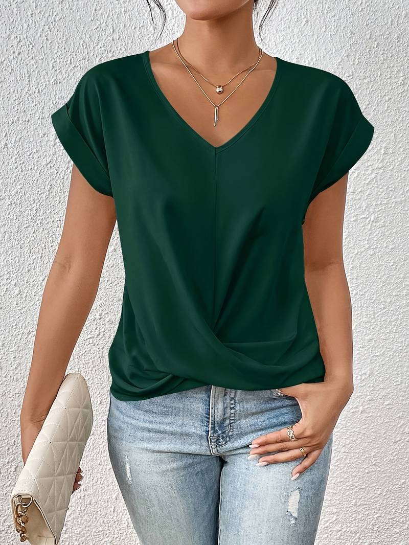 Camiseta Casual de Manga Corta para Mujer: Comodidad y Estilo para el Día a Día