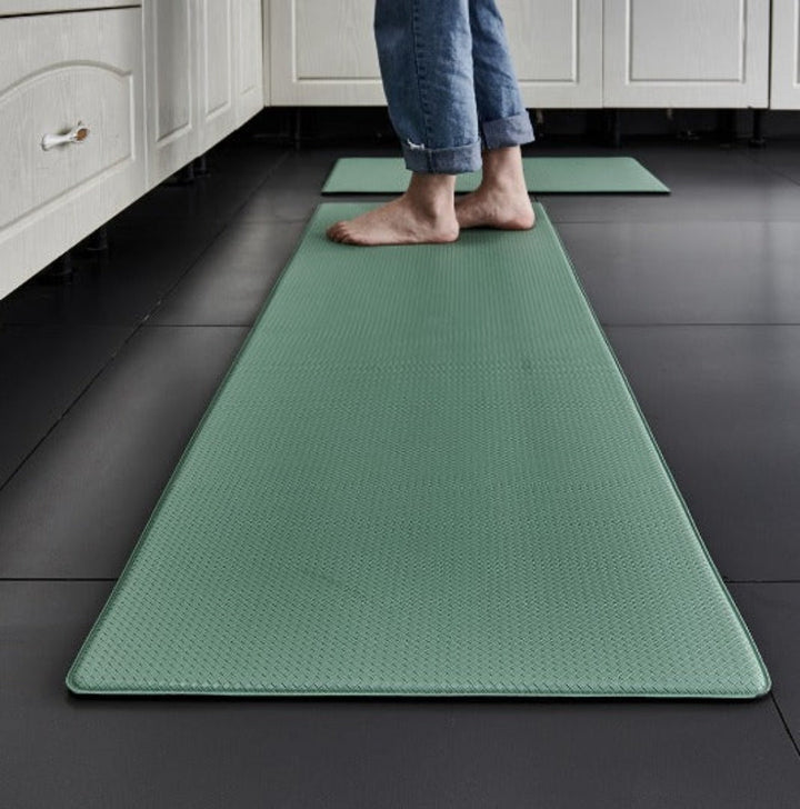 Alfombra cómoda para el suelo de la cocina.