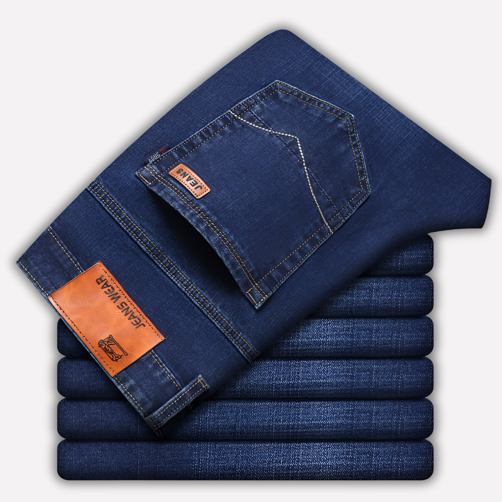 Jeans de Pata de Elefante para Hombre - Denim Duradero