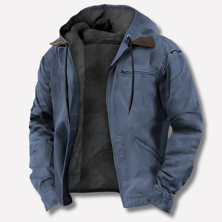 Chaqueta Clásica con Capucha para Hombres
