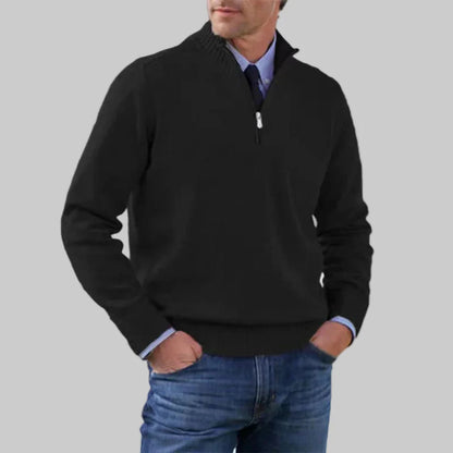 Suéter de media cremallera para hombre