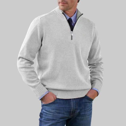 Suéter de media cremallera para hombre