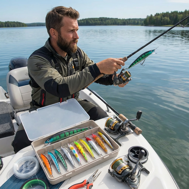 Kit de Cebador Minnow de 10 Colores