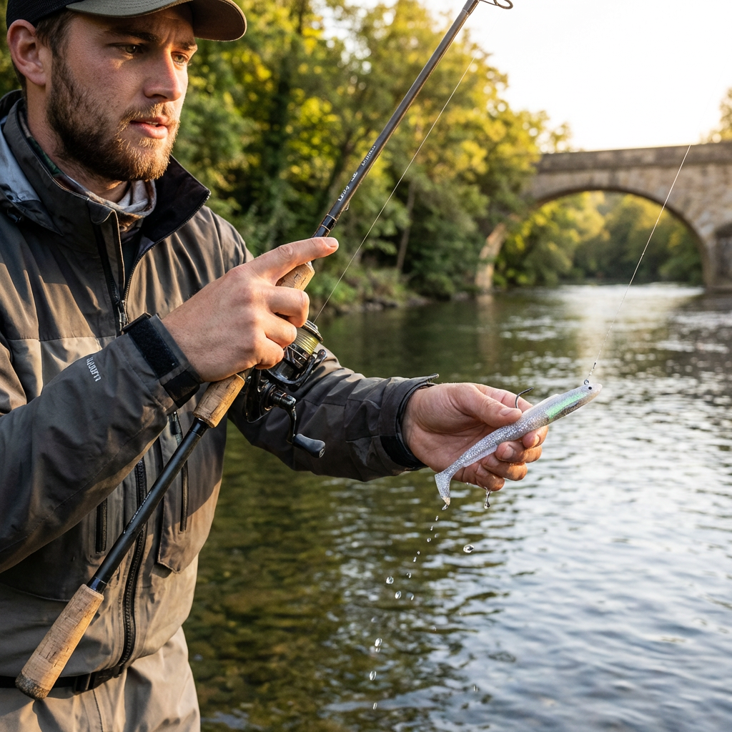Señuelo Swimbait de Bass y Pike con Cabeza de Jig de Plomo