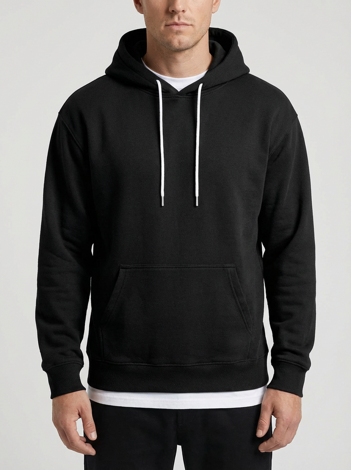Sudadera con Capucha Relajada para Hombres