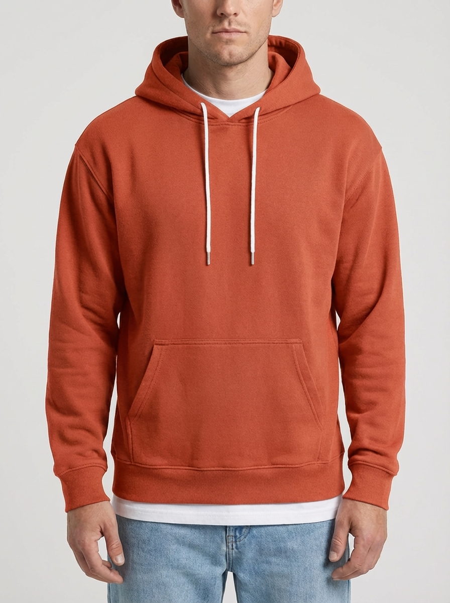 Sudadera con Capucha Relajada para Hombres