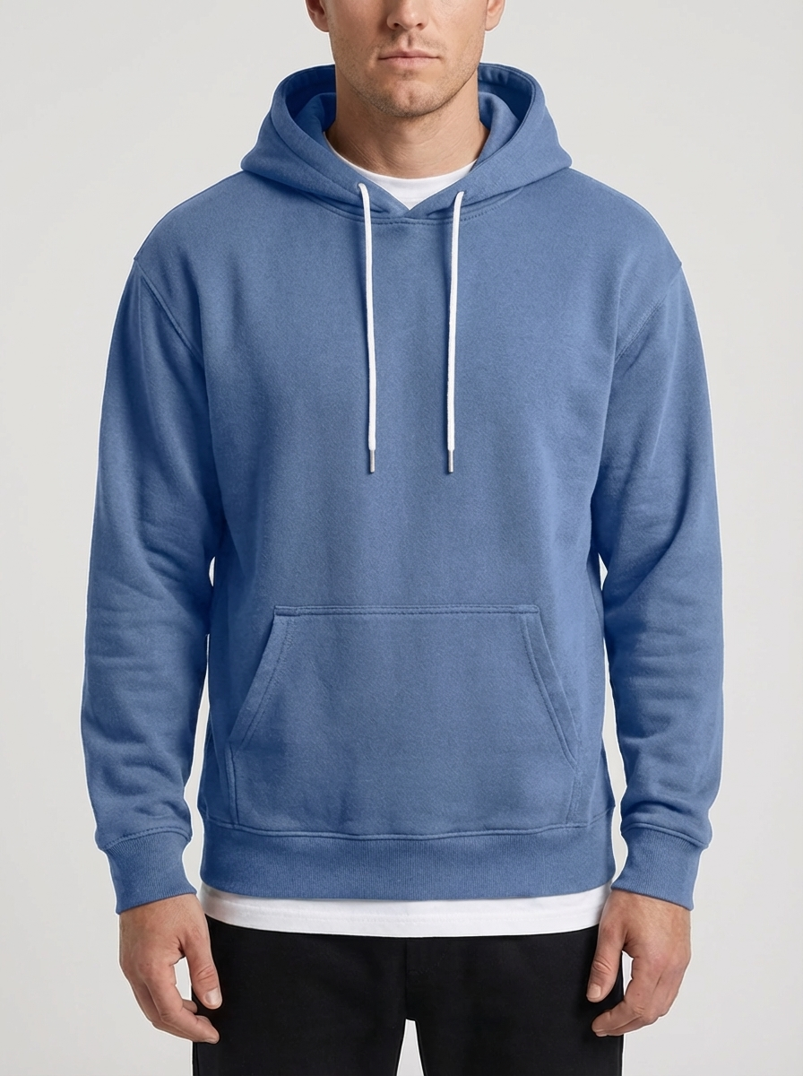 Sudadera con Capucha Relajada para Hombres