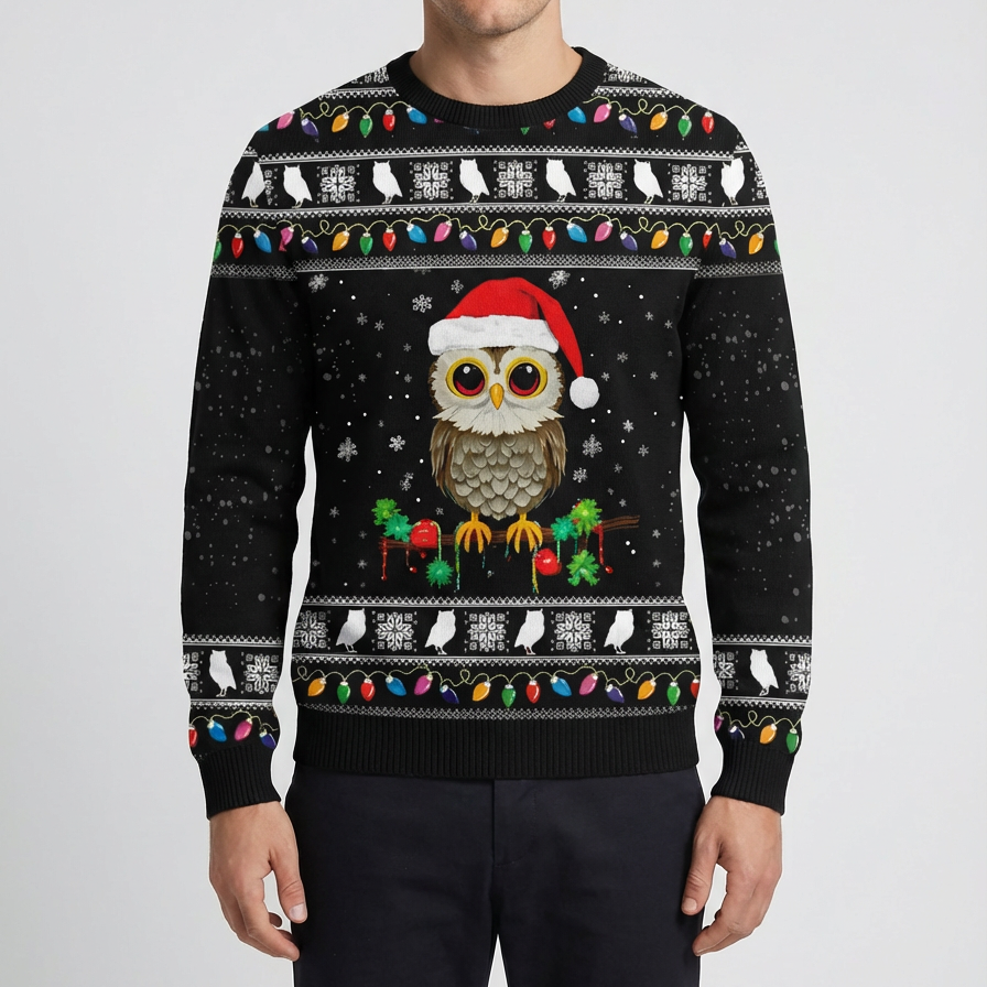 Sudadera Festiva con Gráfico de Rana para Hombres