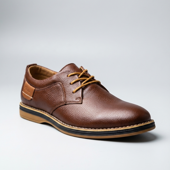 Zapatos Oxford con Cordones Clásicos para Hombres