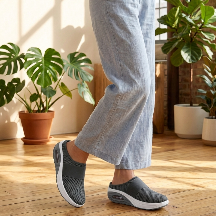 Zapato de Caminata Sin Cierre con Amortiguación para Mujeres