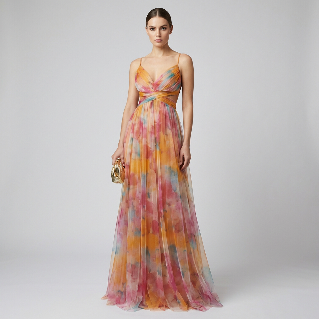 Vestido Maxi Sexy con Corte Hueco para Mujeres