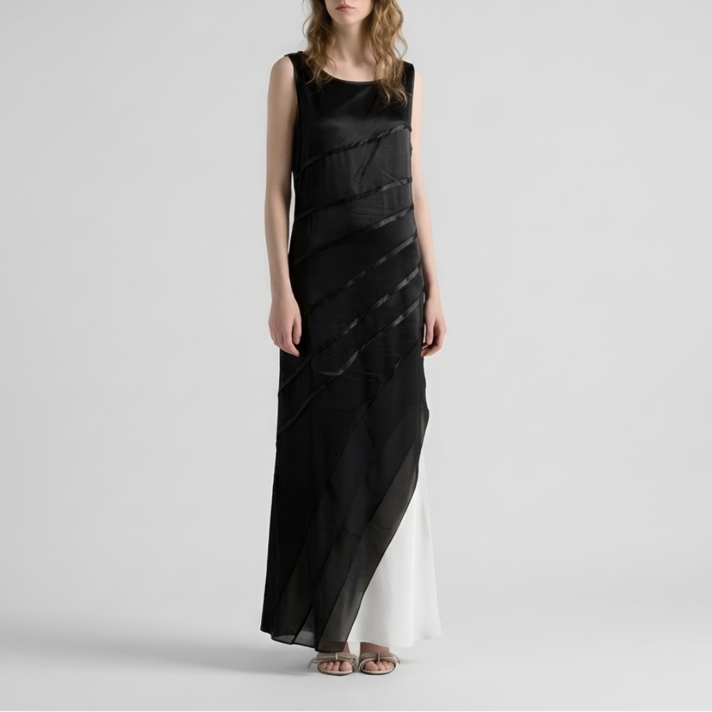 Vestido Maxi Ombre de Capas para Mujeres