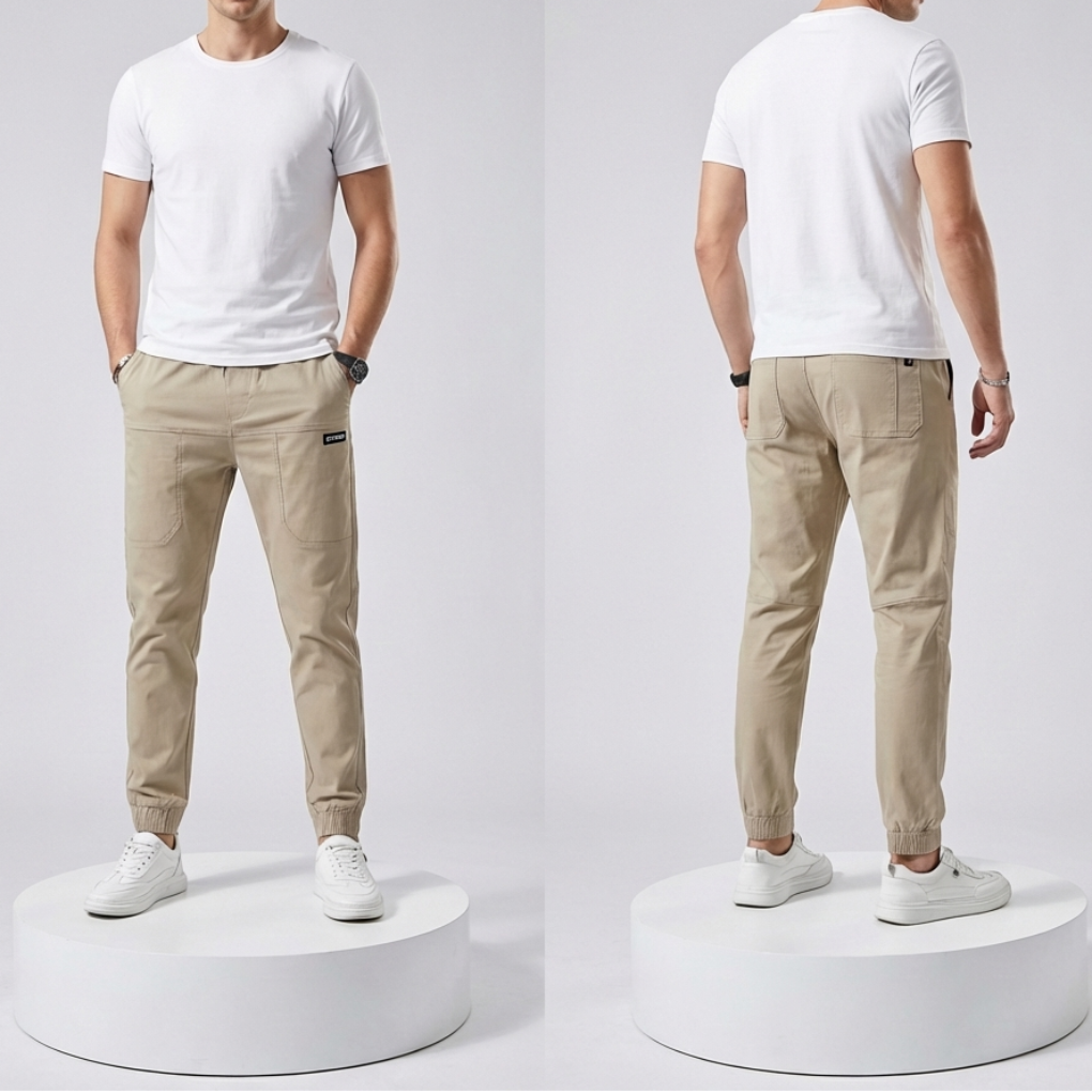 Pantalones Cargo Elásticos para Hombres