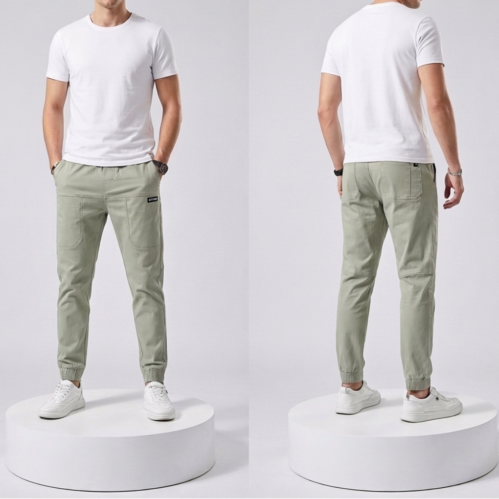 Pantalones Cargo Elásticos para Hombres