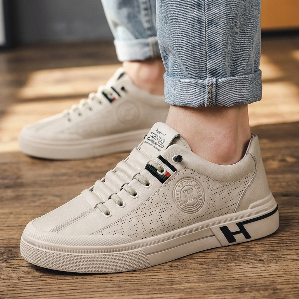 Zapatilla Casual Baja con Cordones para Hombres