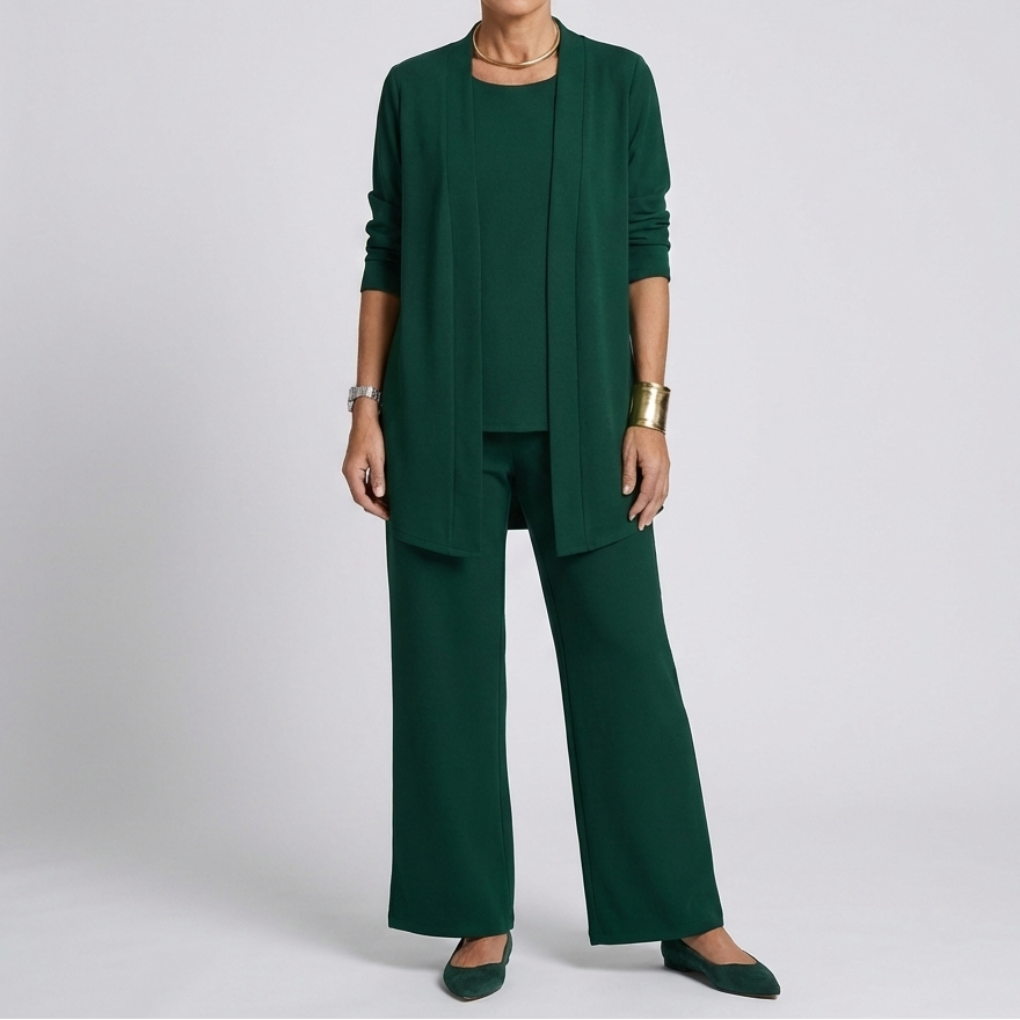 Traje Elegante de Tres Piezas para Mujeres