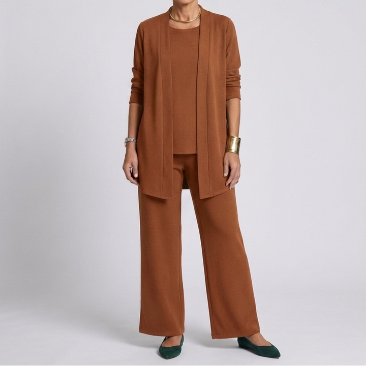 Traje Elegante de Tres Piezas para Mujeres