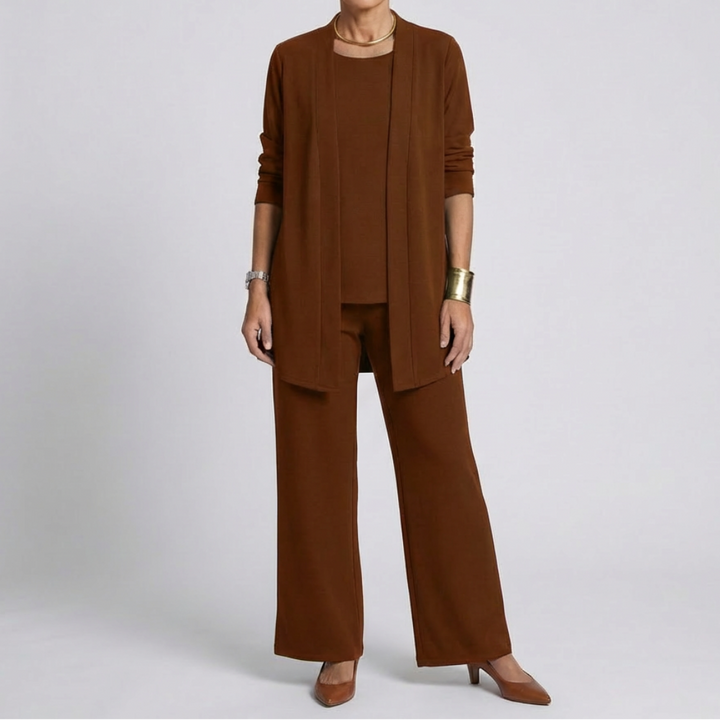 Traje Elegante de Tres Piezas para Mujeres