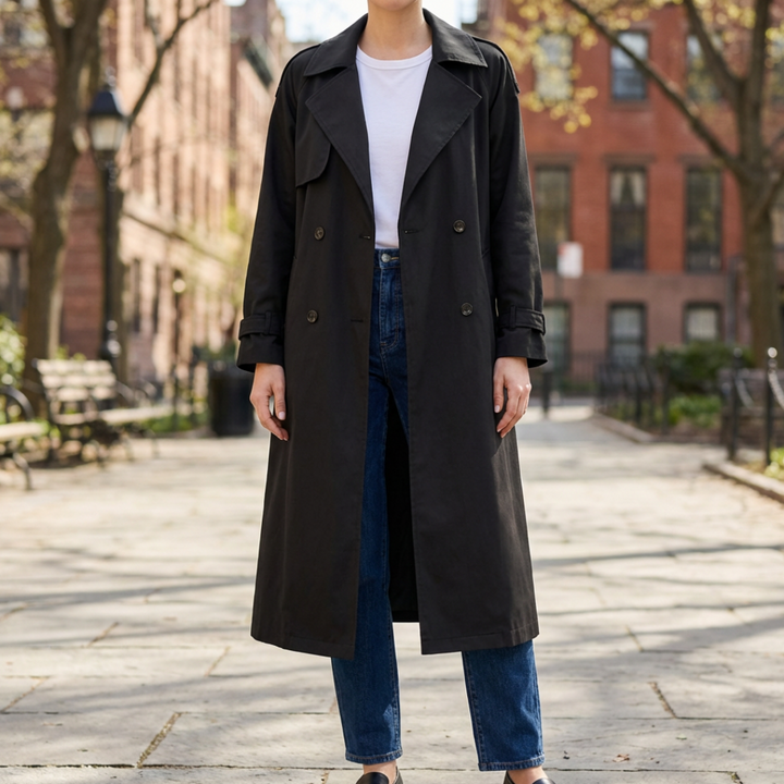 Abrigo Trench Estiloso para Mujeres