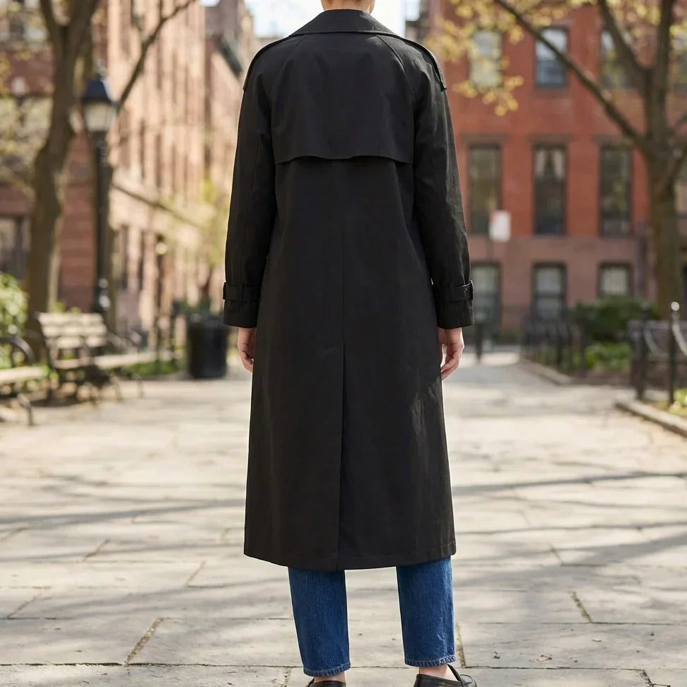 Abrigo Trench Estiloso para Mujeres