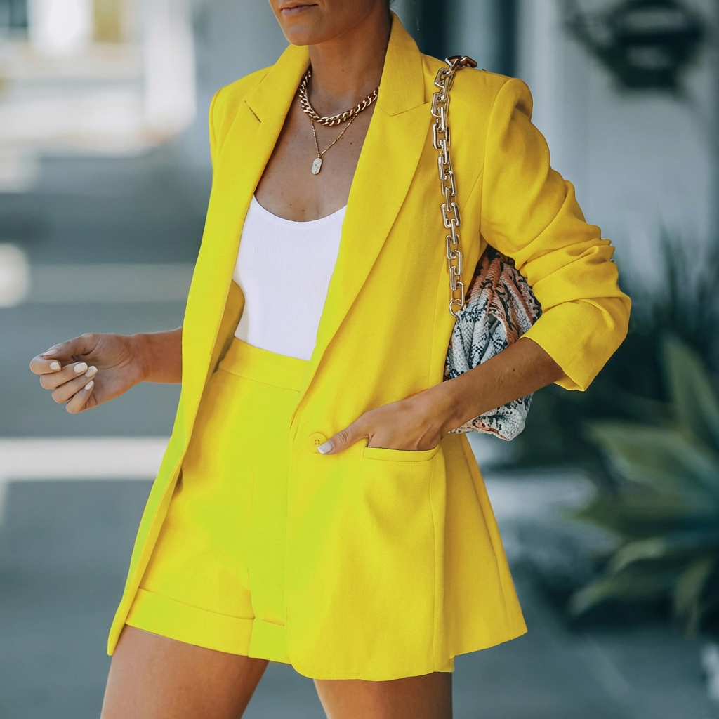 Conjunto Estiloso de Dos Piezas para Mujeres