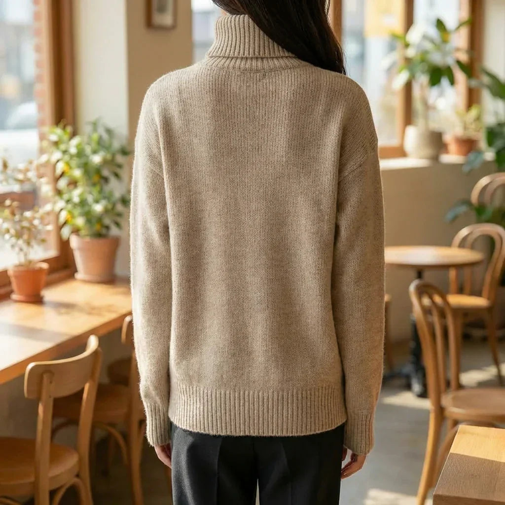 Suéter de Cuello Alto para Mujeres