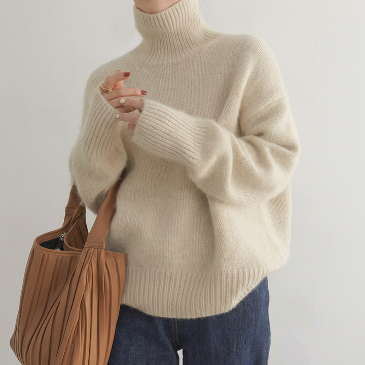 Suéter de Cuello Alto para Mujeres