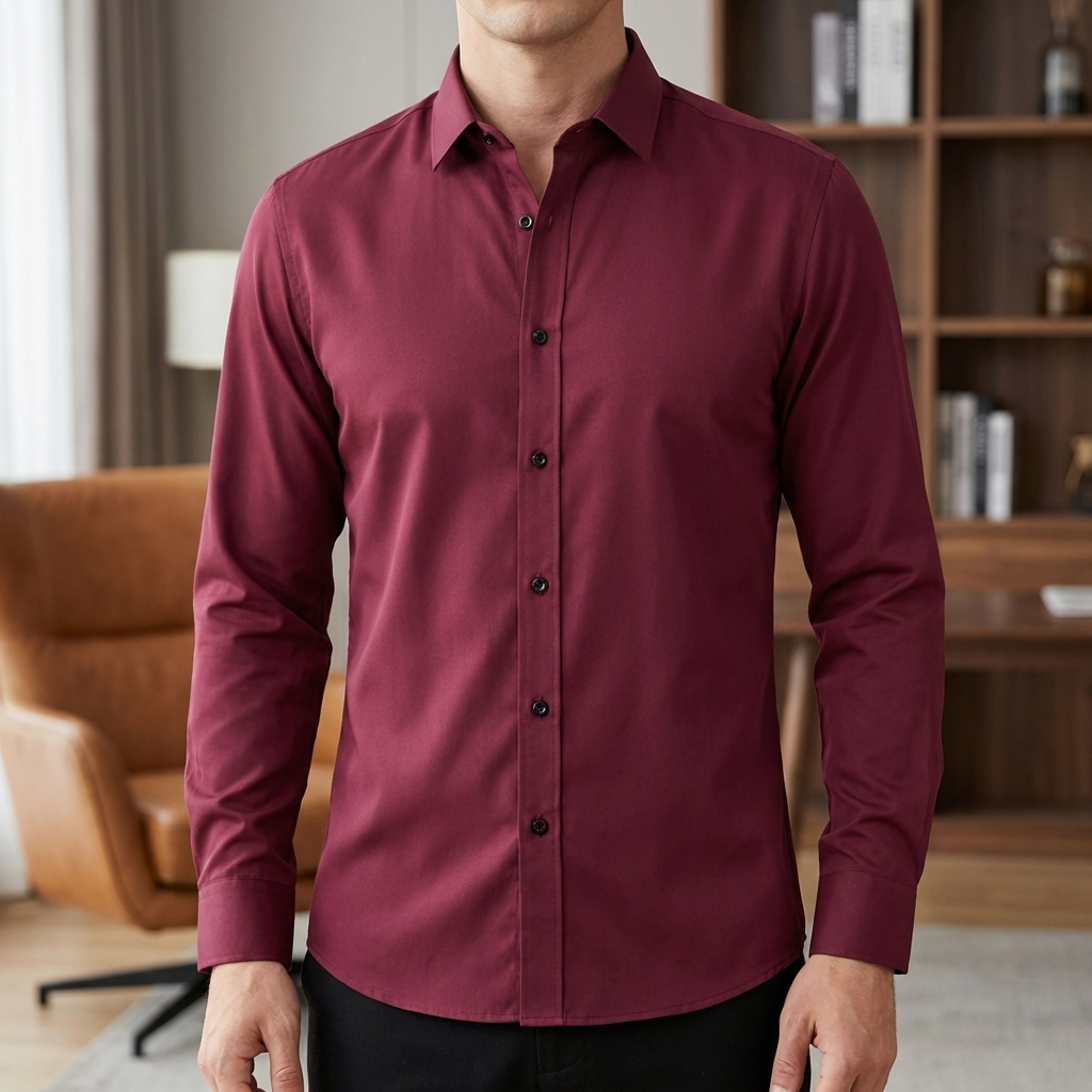 Camisa de Estiramiento para Hombres con Comodidad y Estilo