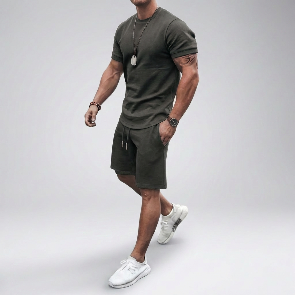 Conjunto Casual de Verano de Dos Piezas